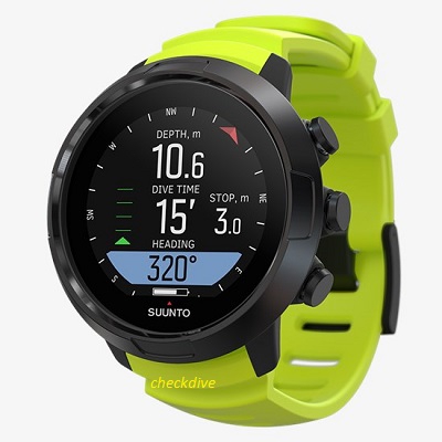 Компьютер Suunto D5 Black Lime с USB