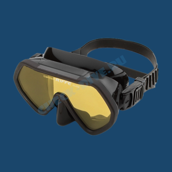 Маска Riffe Frameless с янтарным стеклом