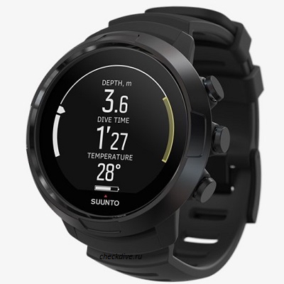 Компьютер Suunto D5 All Black с USB