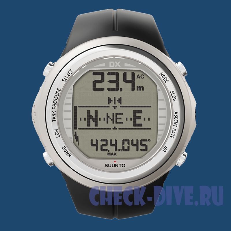 Компьютер Suunto DX silver elastomer