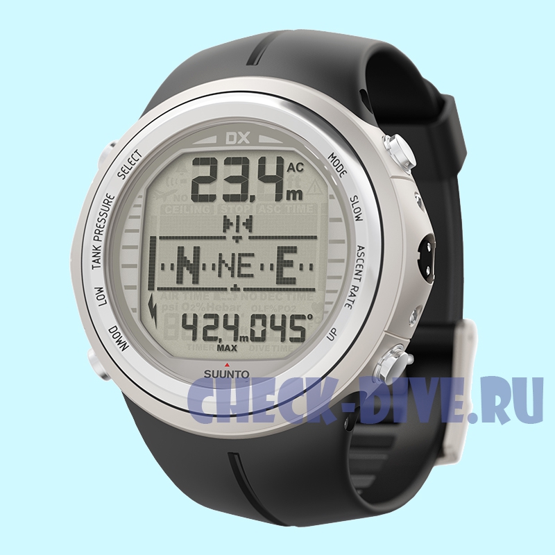 Компьютер Suunto DX silver elastomer