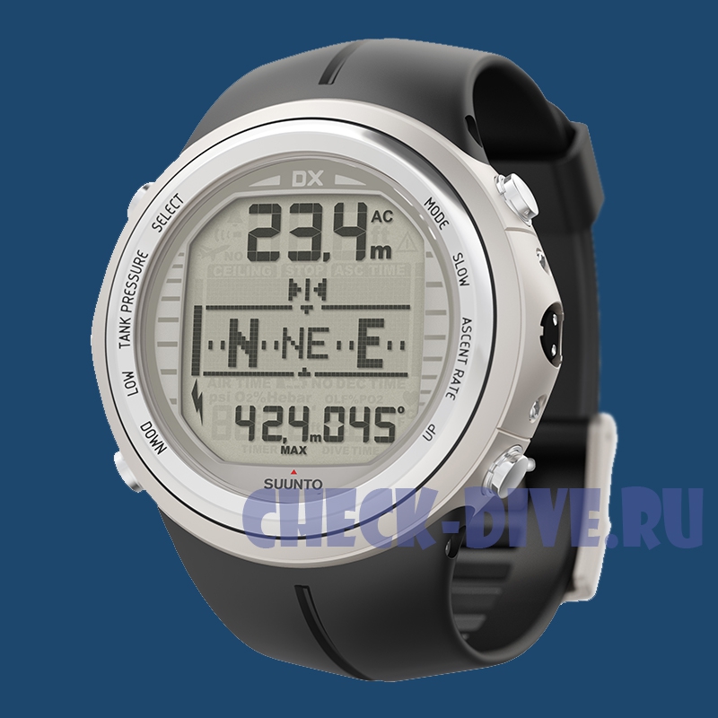 Компьютер Suunto DX silver elastomer