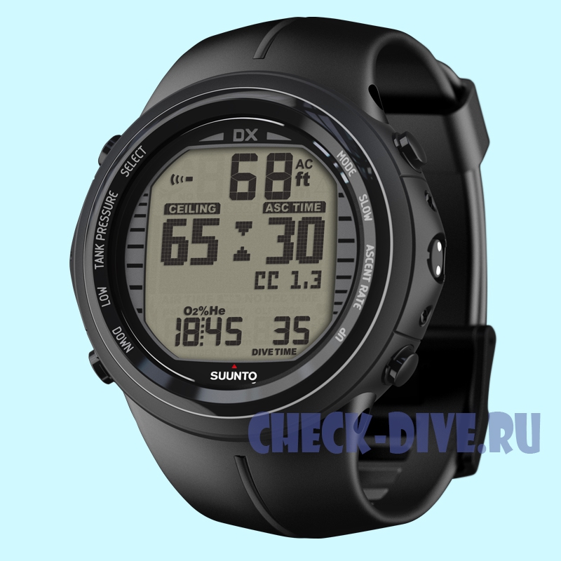 Компьютер Suunto DX Black elastomer