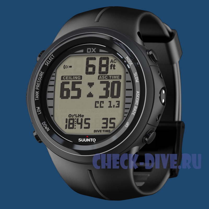 Компьютер Suunto DX Black elastomer
