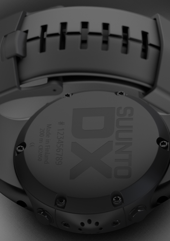 Компьютер Suunto DX Black elastomer