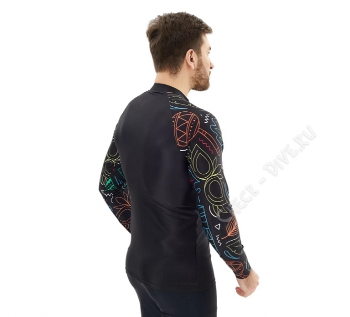 Гидролайкра Wenagic Black Neon UPF50 мужская