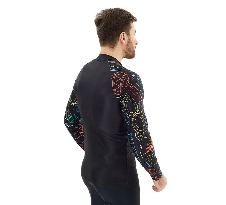 Гидролайкра Wenagic Black Neon UPF50 мужская