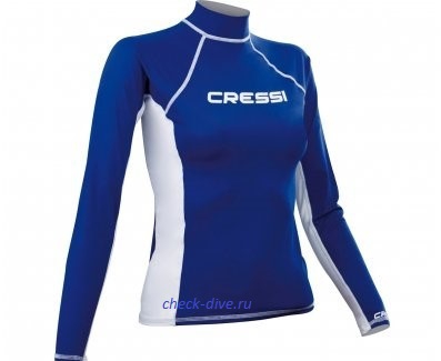 Футболка из лайкры Cressi Rash Guard женская