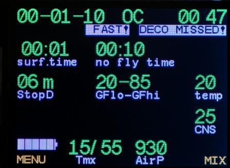 Подводный компьютер AV1