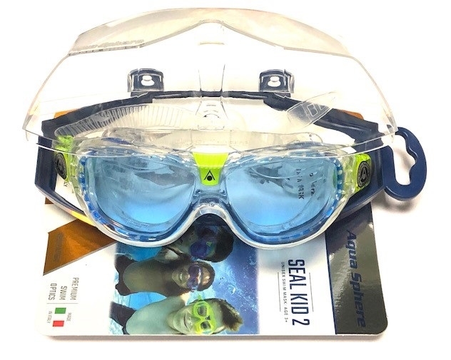 Очки Aqua Sphere Seal Kid 2 голубые линзы