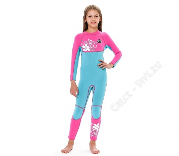 Гидрокостюм детский Slinx Pink Flower 3 мм
