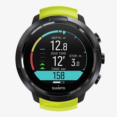 Компьютер Suunto D5 Black Lime с USB