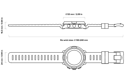 Компьютер Suunto D5 Black Lime с USB