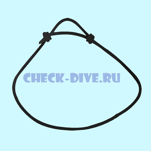 Держатель октопуса шейный Scubapro X-Tek
